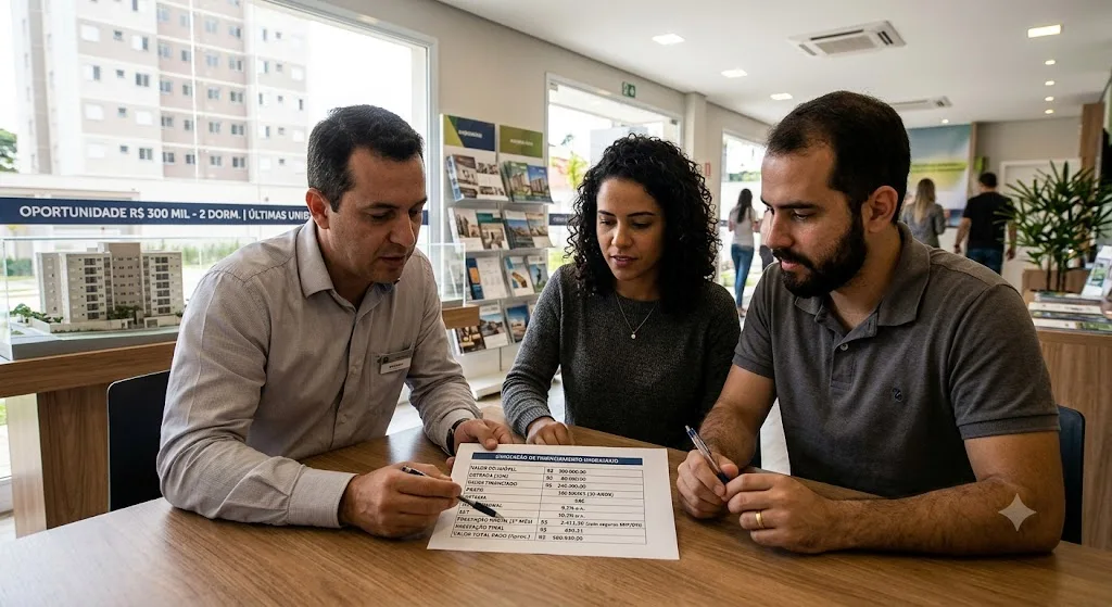 Quanto custa financiar um imóvel de R$ 300 mil? (exemplo real)